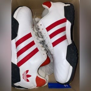 Vintage Adidas Top Ten Hi Goodyear Edition- Size 8 1/2
